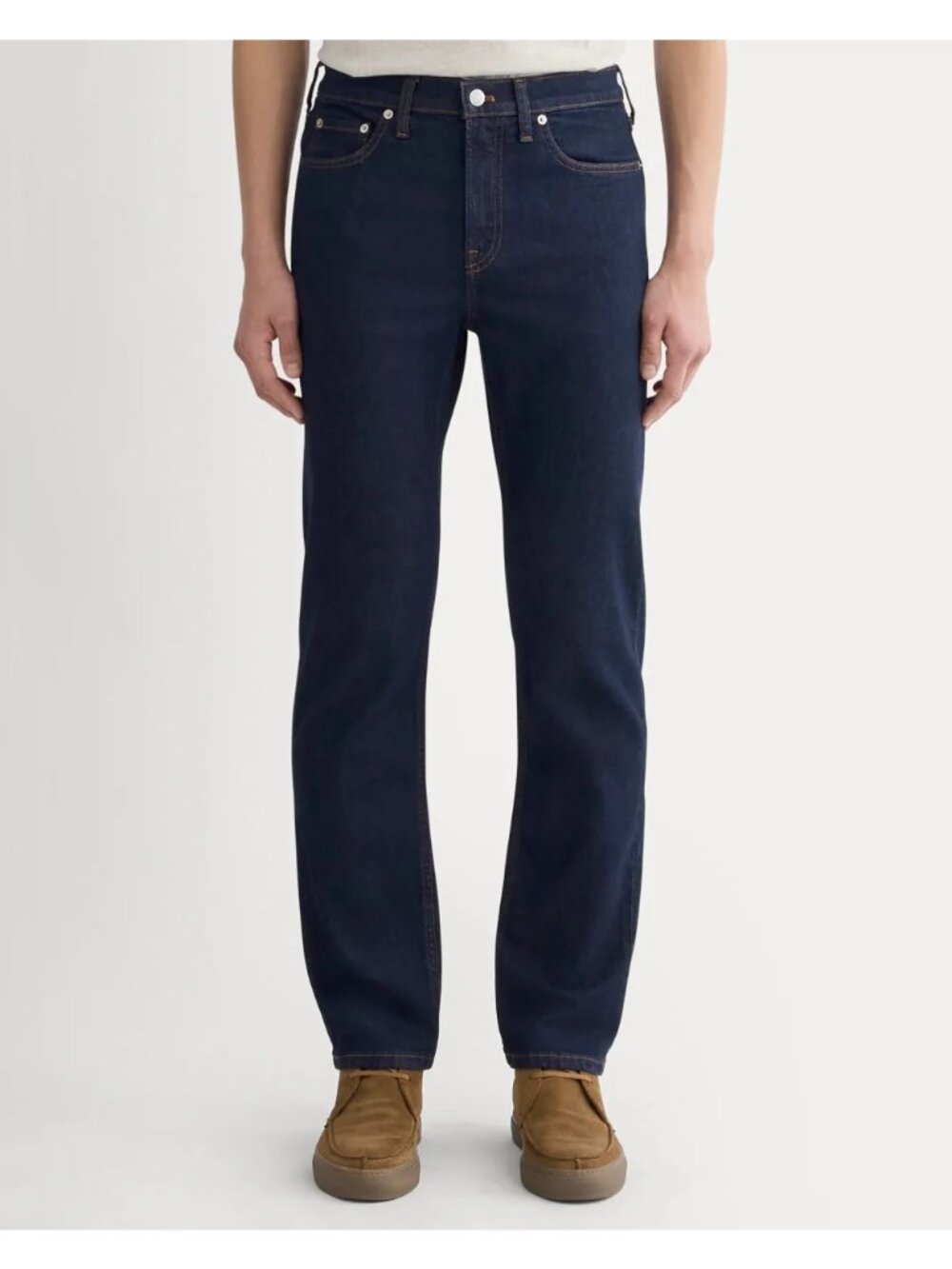 Everlane Organic Cotton Straight-Leg Jeans in Pure Blue 33 x 32 Men's Denim pant